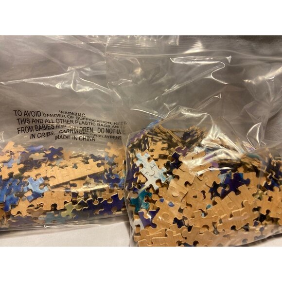 Magical Dolphin 1000 Piece Wooden Puzzle Space Ocean Scene - Picture 7 of 8